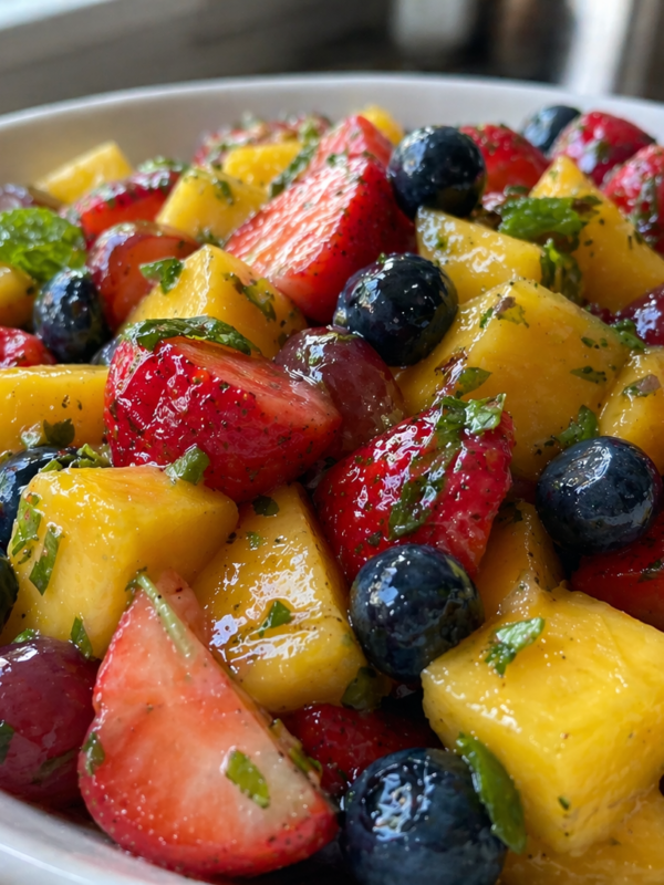 Easy Summer Fruit Salad Recipe (With Honey Lime Dressing) — Fresh, Juicy & Ready in 10 Minutes
