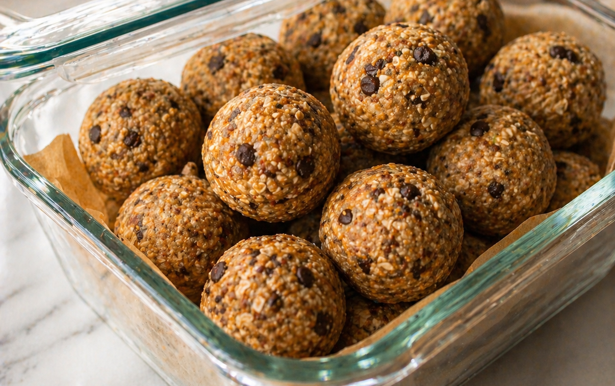 Healthy Snack Recipe: No-Bake Peanut Butter Energy Balls (Ready in 15 Minutes!)