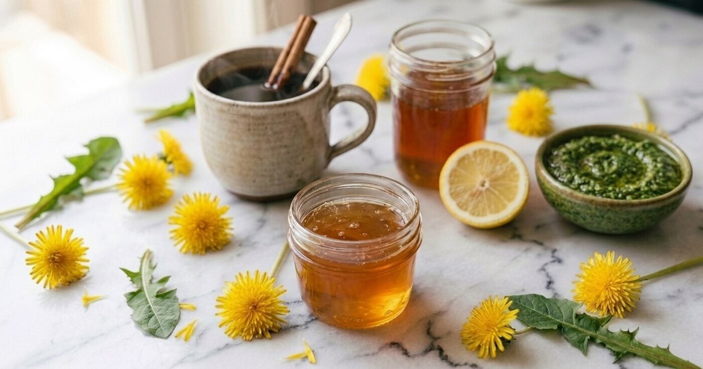 Golden Dandelion Jelly Recipe — The Most Beautiful Spread You’ll Ever Make From Your Backyard