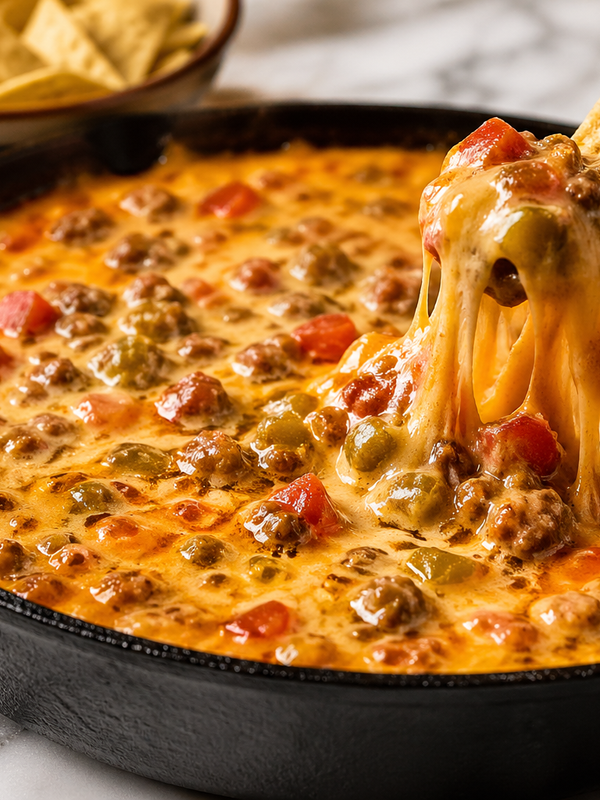 The Best Rotel Dip with Ground Beef (Gooey, Cheesy & Ready in 20 Minutes)