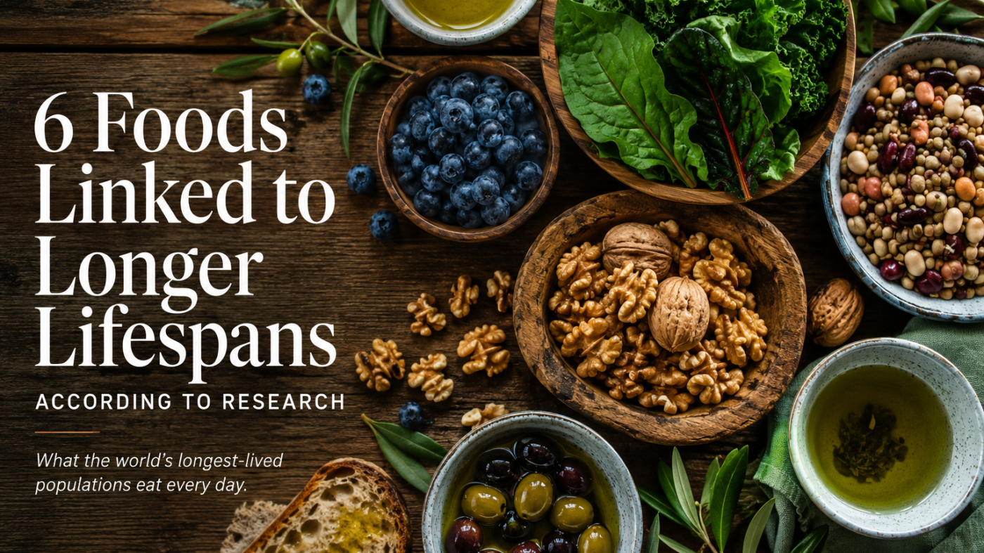6 Foods Linked to Longer Lifespans