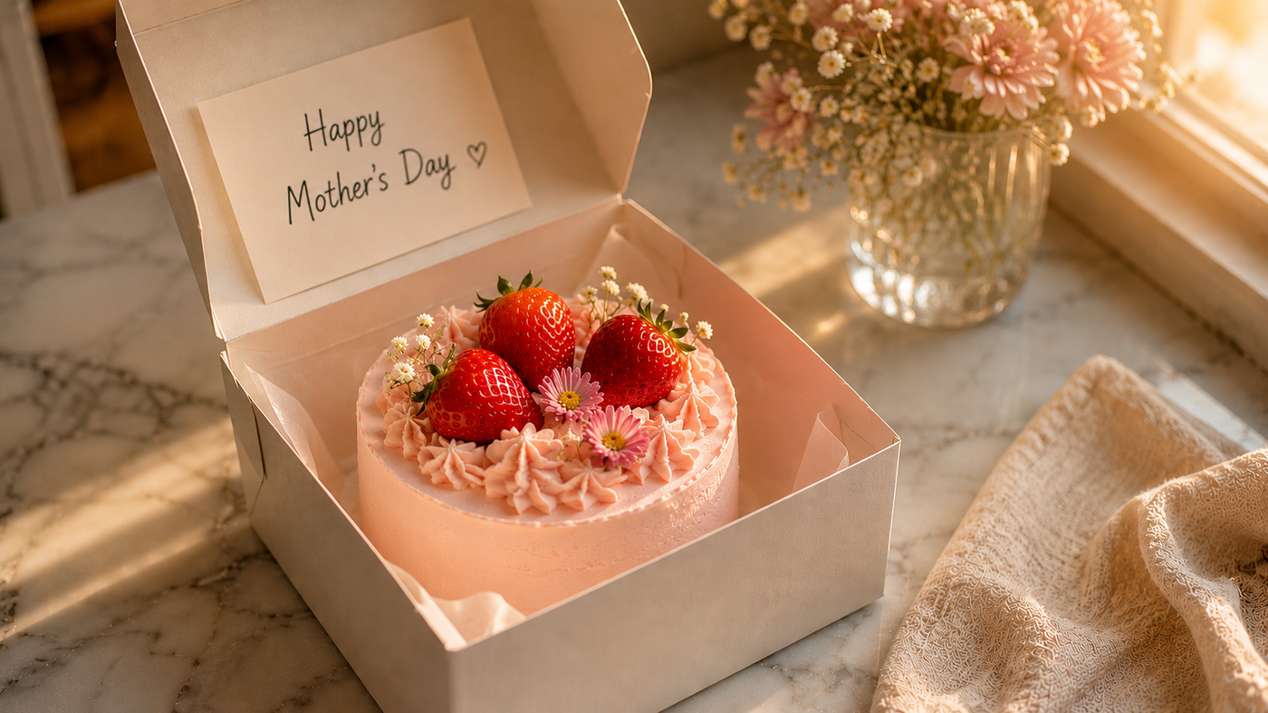 Strawberry Bento Cake for Mother’s Day — The Cutest Easy Pinterest-Style Cake Mom Will Love
