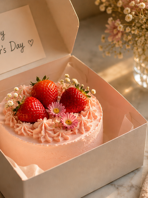 Strawberry Bento Cake for Mother’s Day — The Cutest Easy Pinterest-Style Cake Mom Will Love