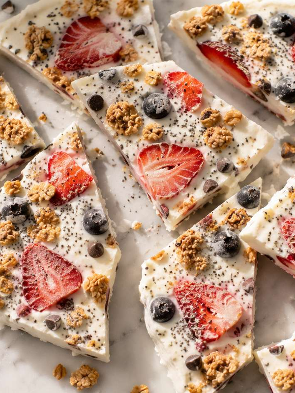 Greek Yogurt Bark Recipe — The Healthy Frozen Snack You’ll Actually Crave