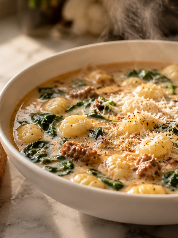 Creamy Gnocchi Soup That Tastes Like the Olive Garden — But Better