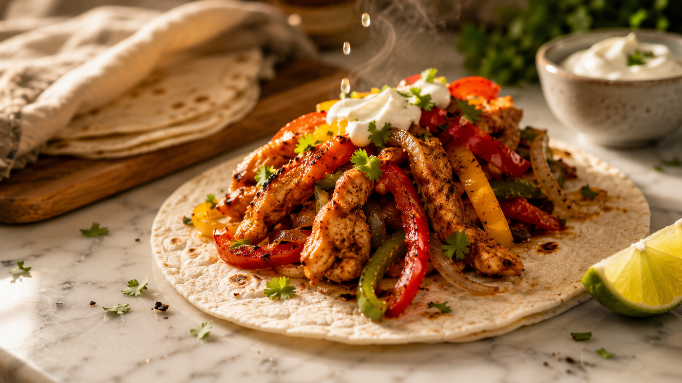 Sizzling Chicken Fajitas That Taste Better Than the Restaurant