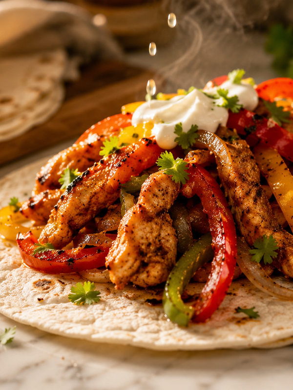 Sizzling Chicken Fajitas That Taste Better Than the Restaurant