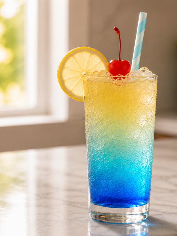 Cool Blue Lagoon Mocktail — The Non-Alcoholic Blue Hawaiian Drink You’ll Make All Summer