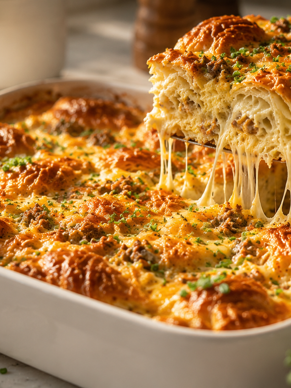 Croissant Breakfast Casserole (The Brunch Everyone Will Ask You to Make Again)