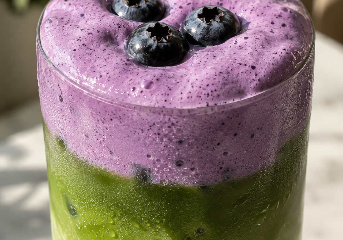 Blueberry Cloud Matcha — The Dreamy Purple Foam Drink You’ll Make on Repeat All Summer