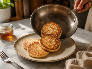 3-Ingredient Cottage Cheese Pancakes — Fluffy, High Protein, and Ready Before Your Coffee