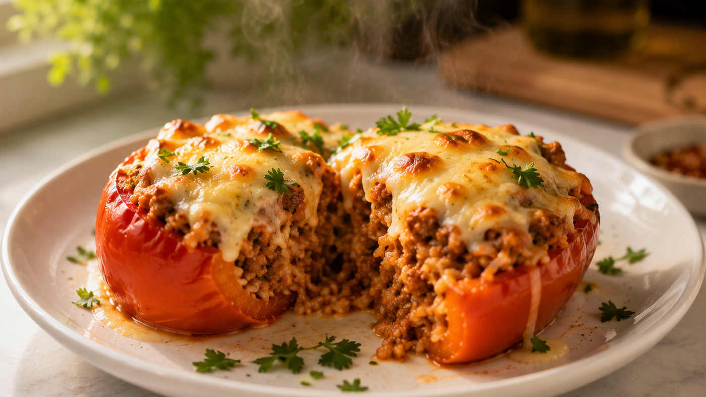 Cheesy Stuffed Bell Peppers That the Whole Family Will Ask For Again