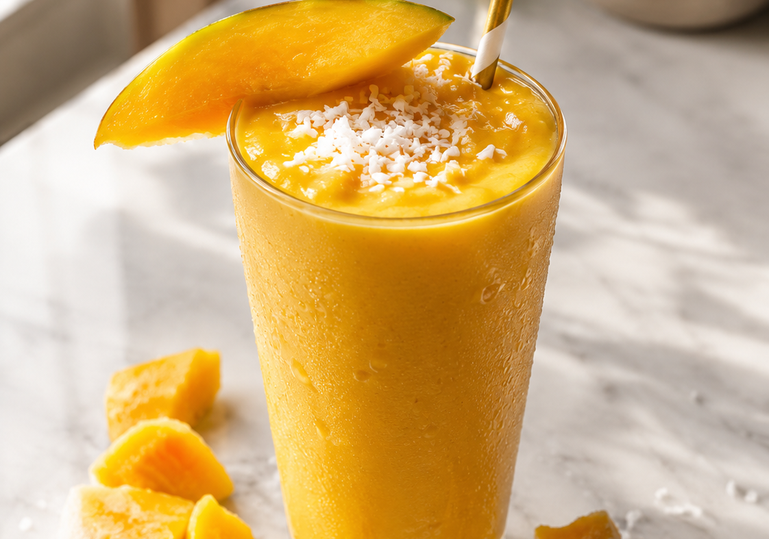 Extra Creamy Mango Smoothie That Tastes Like a Tropical Vacation