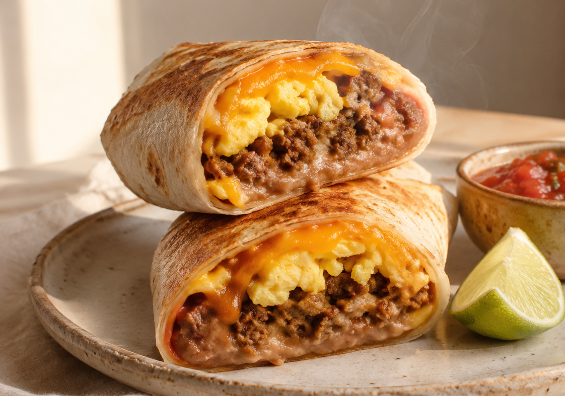 Sausage Breakfast Burritos That Make Busy Mornings Worth Waking Up For