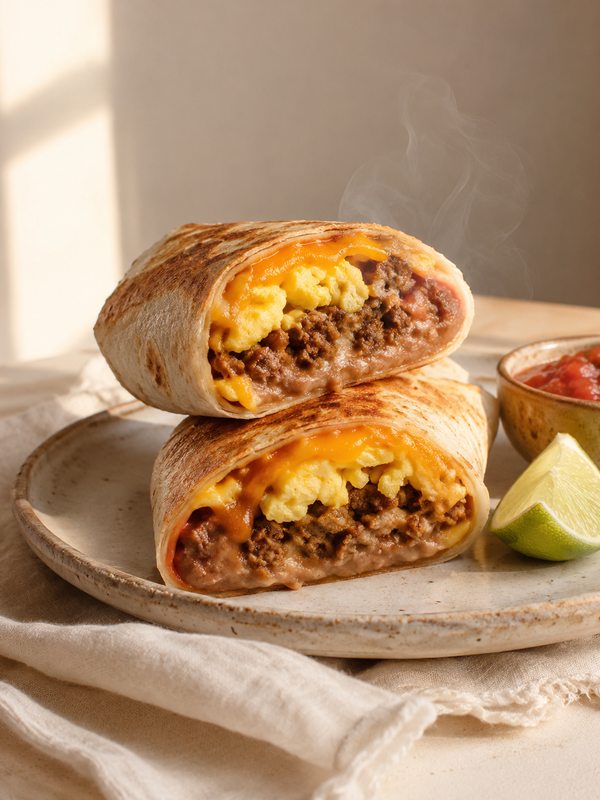 Sausage Breakfast Burritos That Make Busy Mornings Worth Waking Up For
