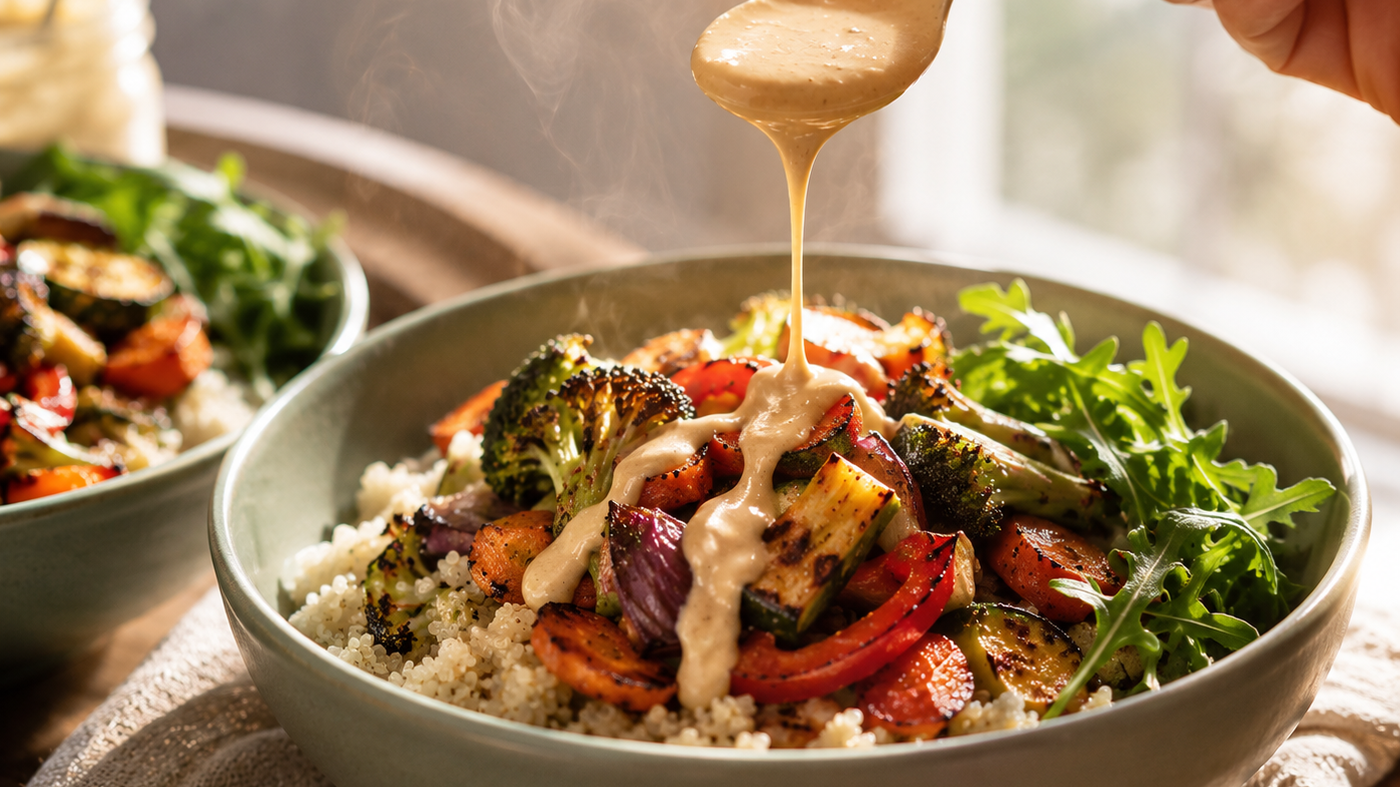 Mediterranean Roasted Vegetable Bowl That Actually Makes You Want to Eat Your Veggies