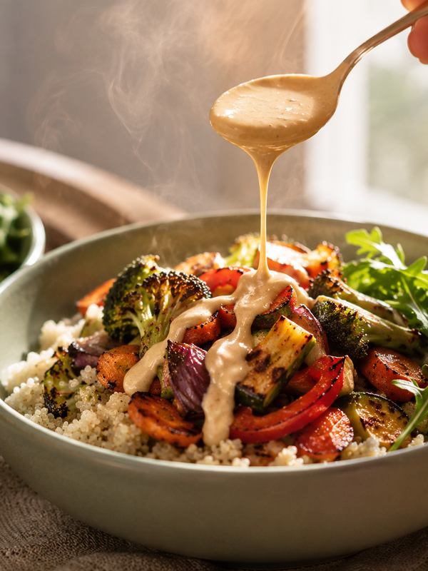 Mediterranean Roasted Vegetable Bowl That Actually Makes You Want to Eat Your Veggies