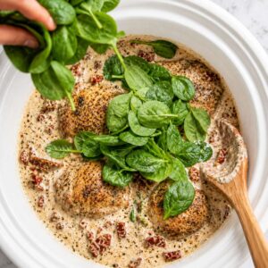 Creamy Tuscan Chicken Thighs in the Crockpot — The Set-It-and-Forget-It Dinner That Feels Fancy