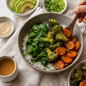 Select Miso-Ginger Umami Bowl with Roasted Vegetables Miso-Ginger Umami Bowl with Roasted Vegetables