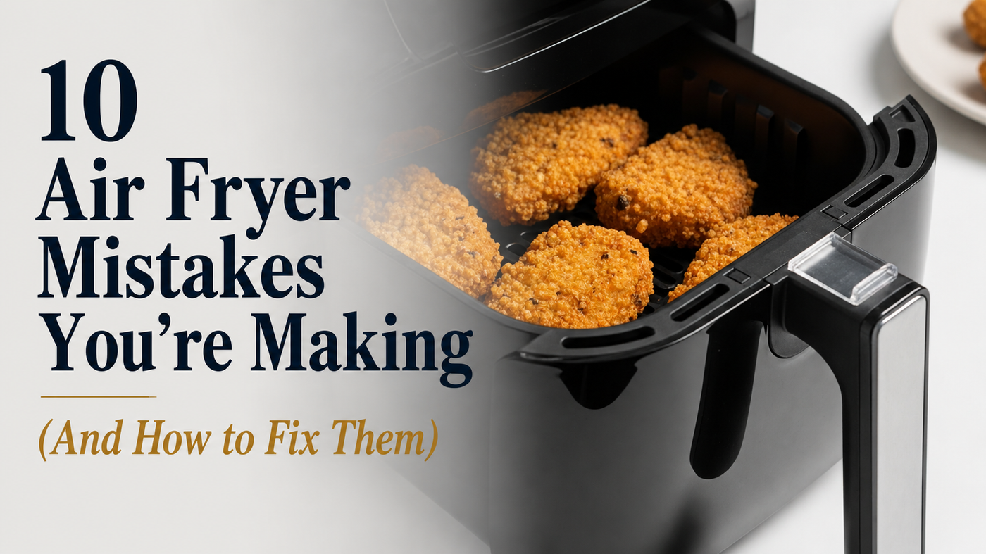 10 Air Fryer Mistakes You’re Making (And How to Fix Them)