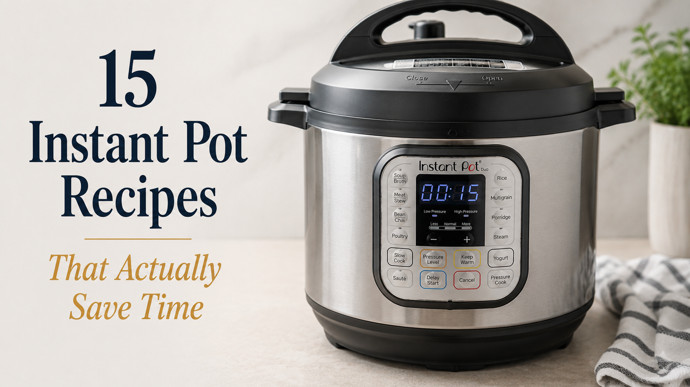 15 Instant Pot Recipes That Actually Save Time