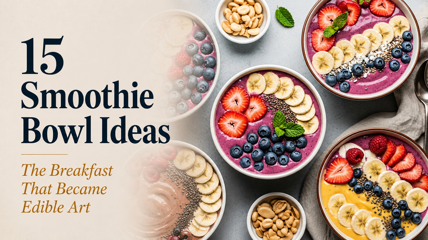 15 Smoothie Bowl Ideas: The Breakfast That Became Edible Art