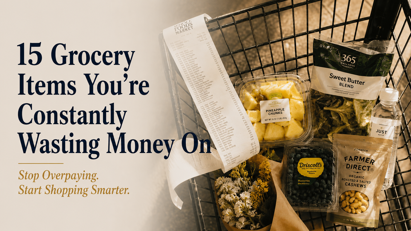 15 Grocery Items You’re Constantly Wasting Money On