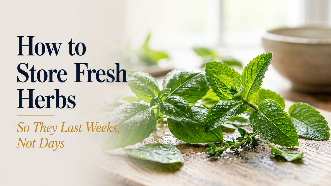 How to Store Fresh Herbs So They Last Weeks, Not Days