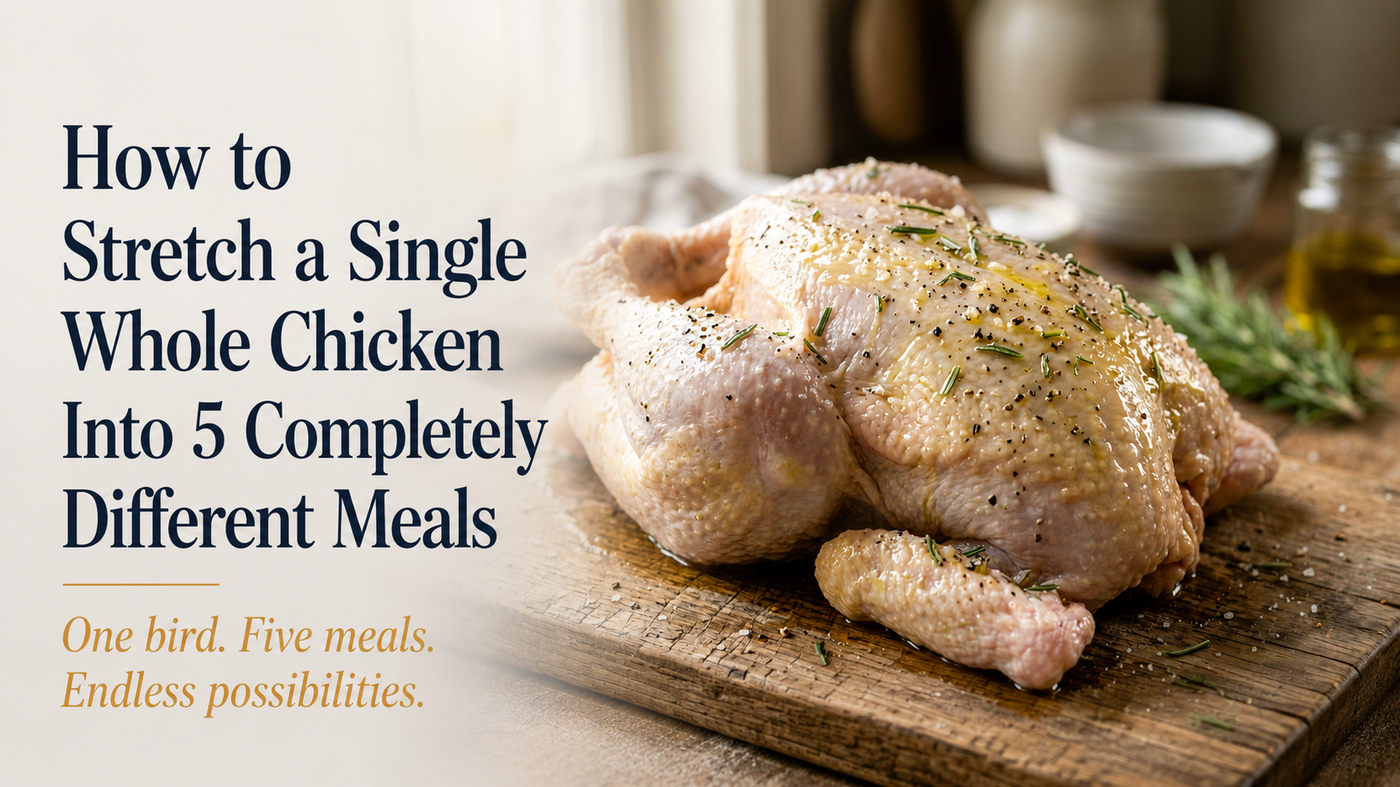 How to Stretch a Single Whole Chicken Into 5 Completely Different Meals