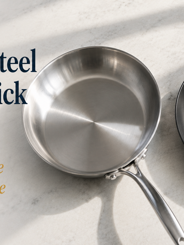Stainless Steel vs. Non-Stick Pans: The Complete Buying Guide