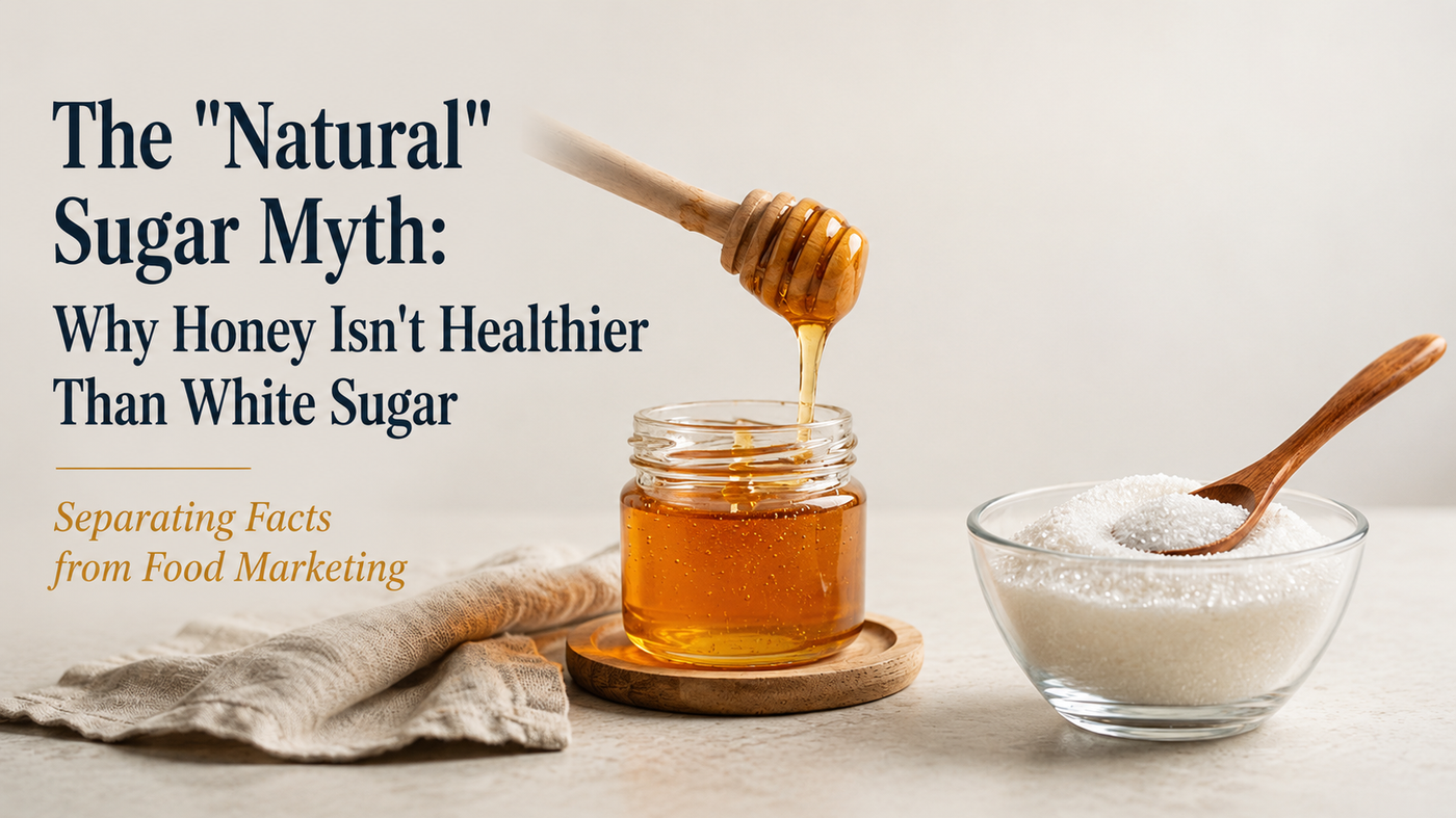 The “Natural” Sugar Myth: Why Honey Isn’t Healthier Than White Sugar