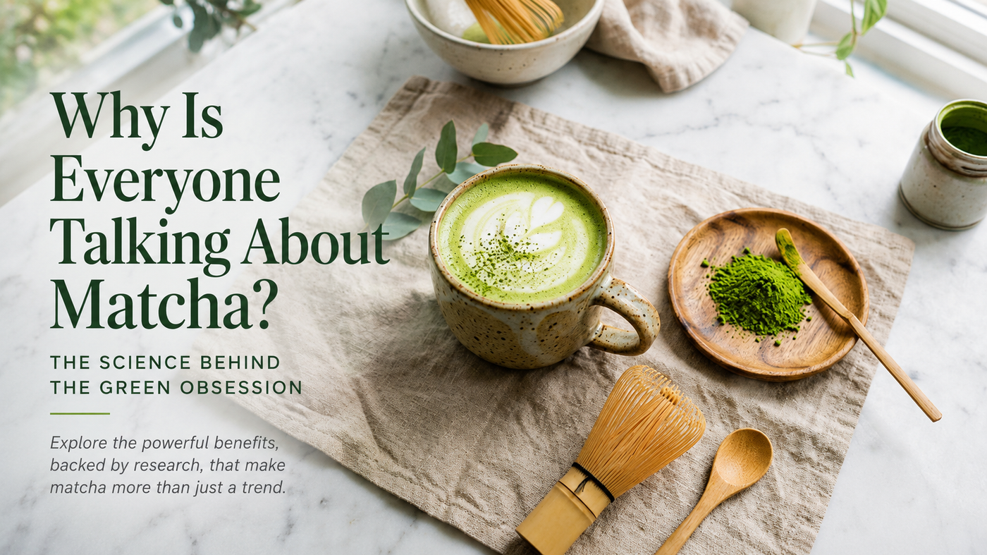 Why Is Everyone Talking About Matcha?  The Science Behind the Green Obsession