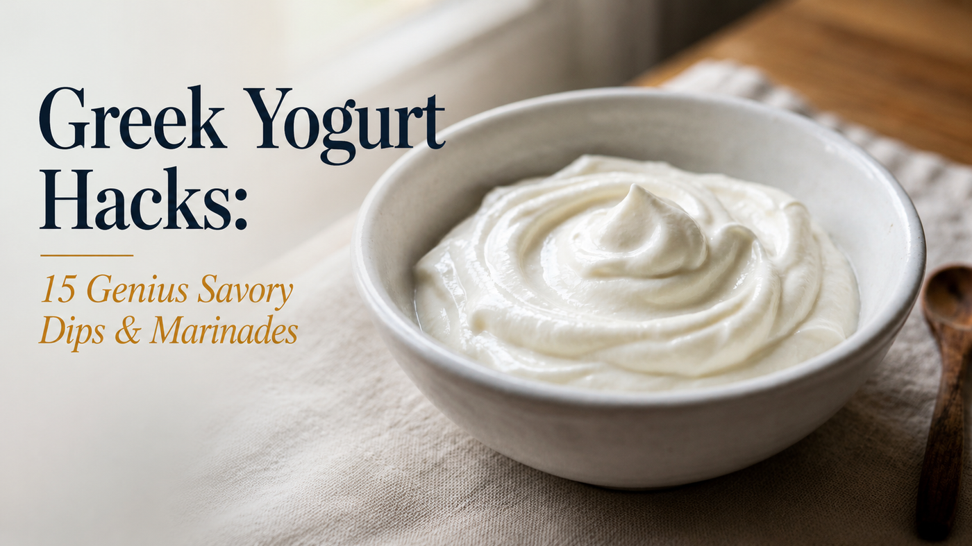 Greek Yogurt Hacks: 15 Genius Savory Dips & Marinades