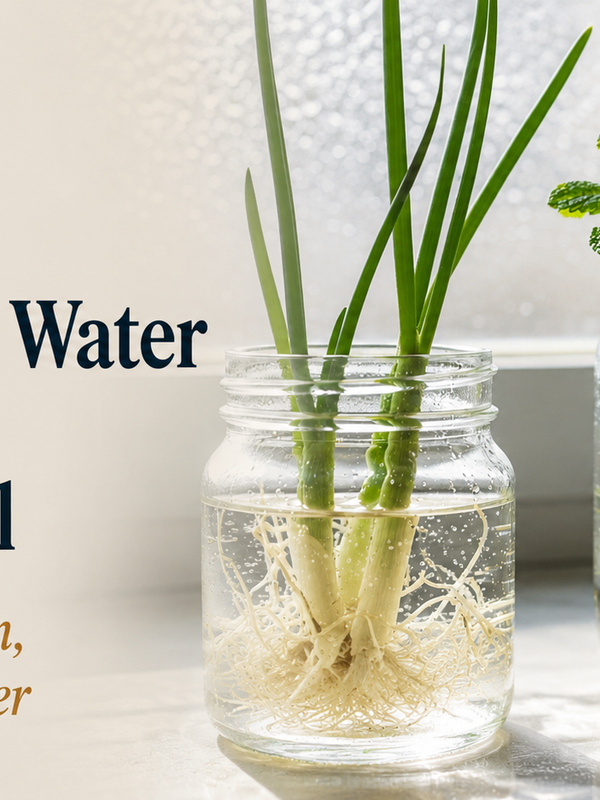 10 Foods You Can Regrow in Water on Your Windowsill— Some of Them, Genuinely Forever