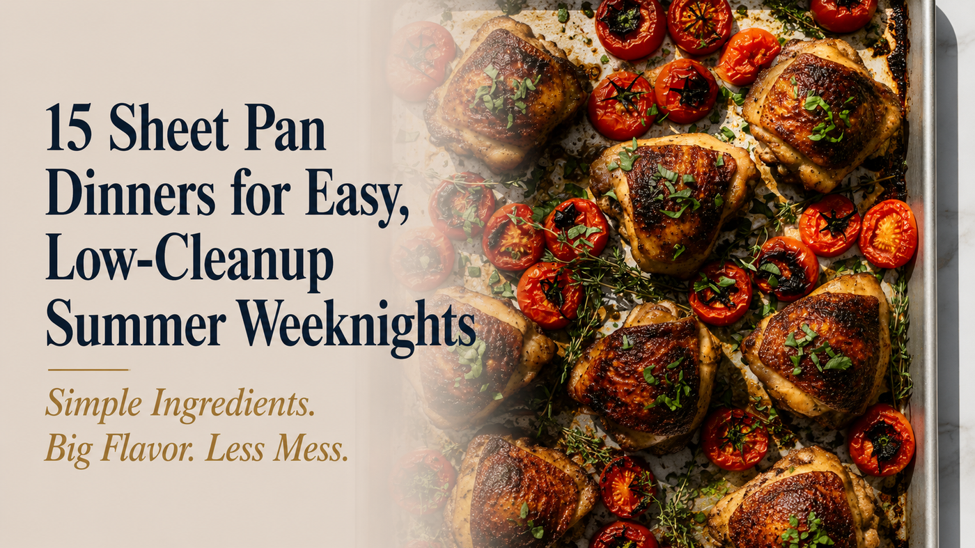 15 Sheet Pan Dinners for Easy, Low-Cleanup Summer Weeknights