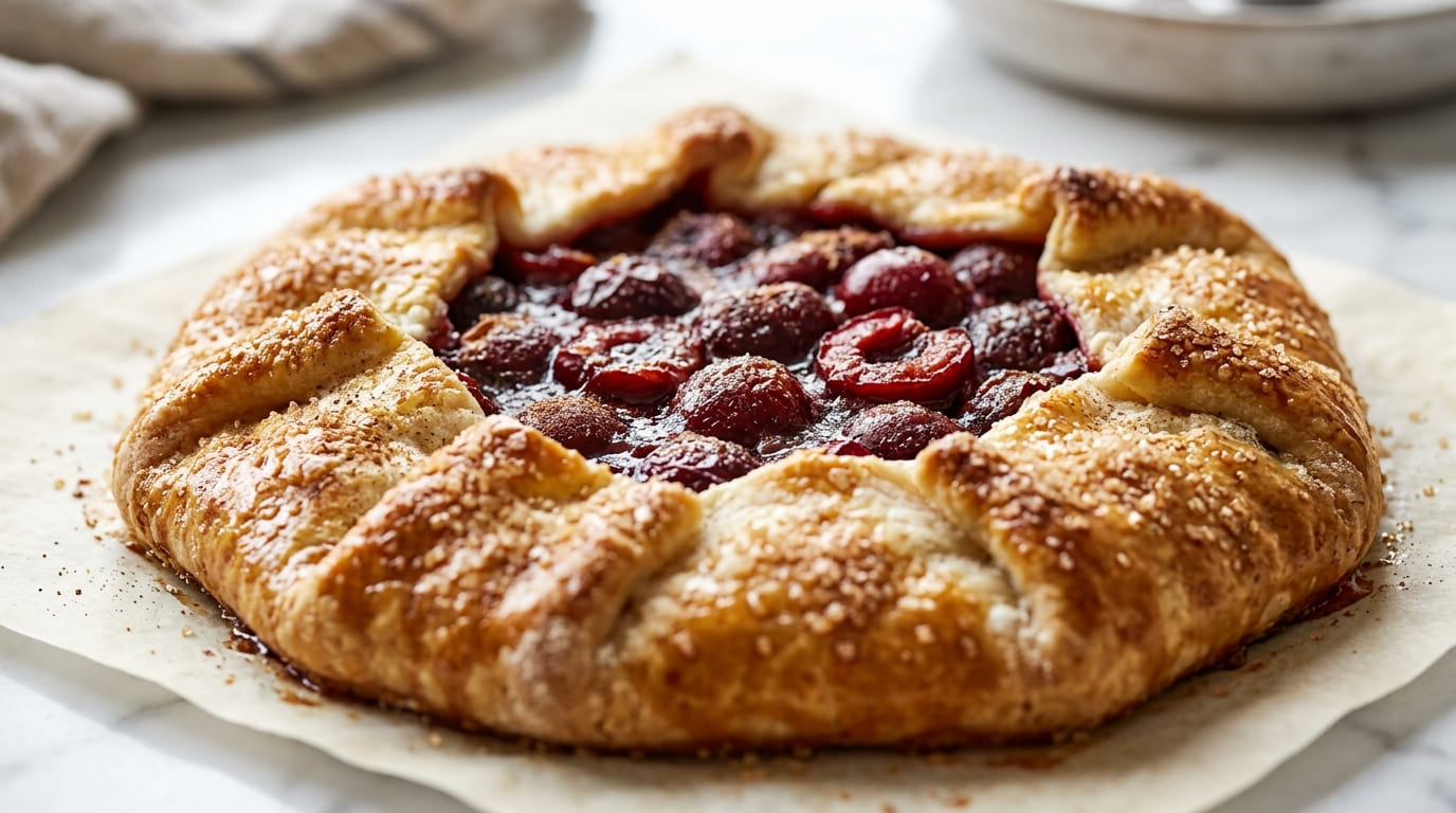 Classic Rustic Cherry Galette &mdash; The Easy Cherry Galette Recipe With a Flaky Butter Crust